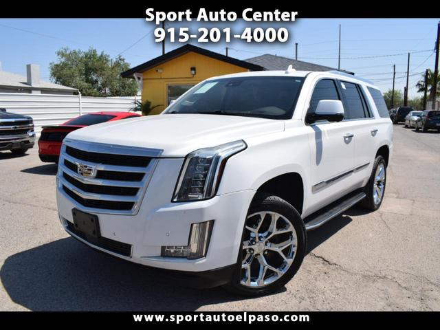 Pearl White 2016 Cadillac Escalade SUV / Crossover Four-Wheel Drive Automatic