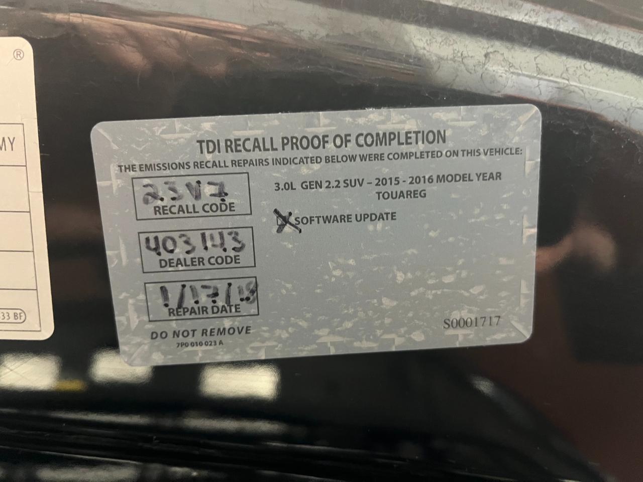 Volkswagen Touareg TDI Lux 2015