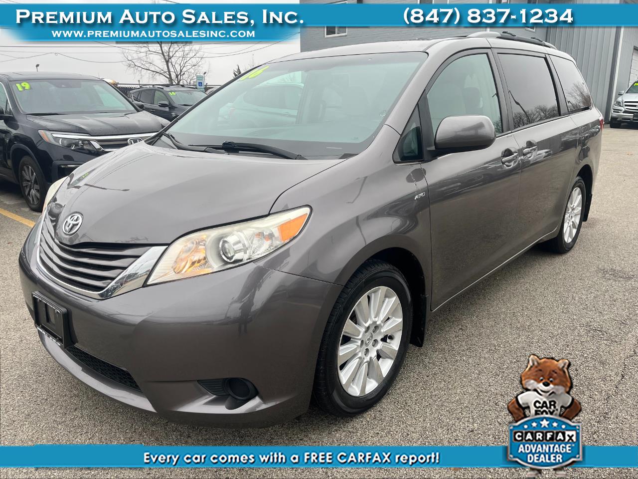 2016 Toyota Sienna LE AWD 7-Passenger V6