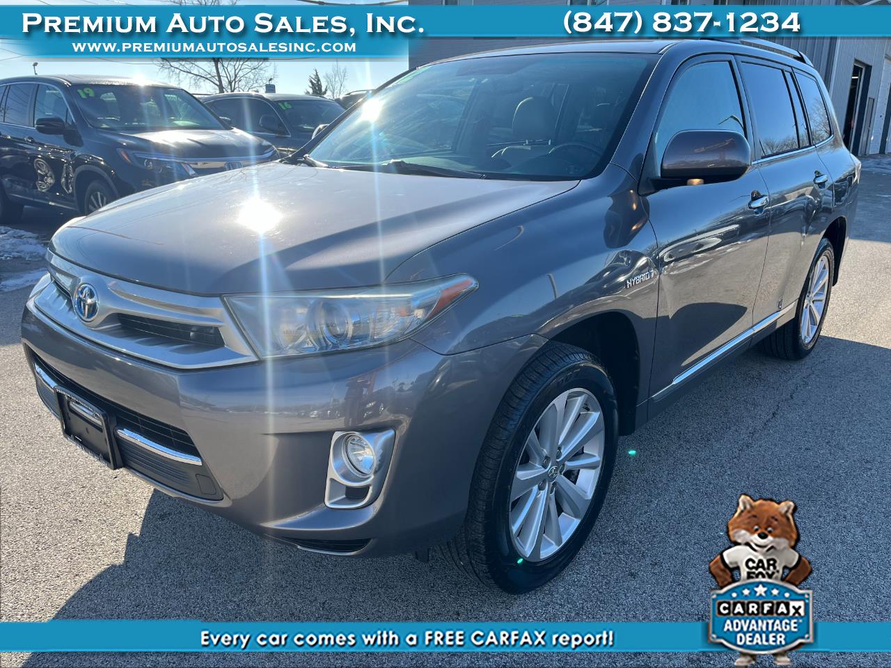 Toyota Highlander Hybrid Limited 4WD 2012