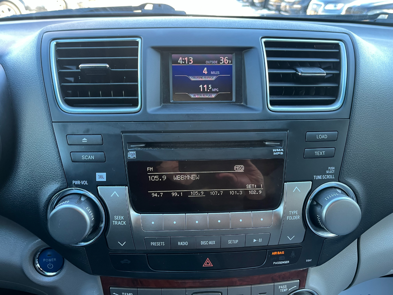 Toyota Highlander Hybrid Limited 4WD 2012