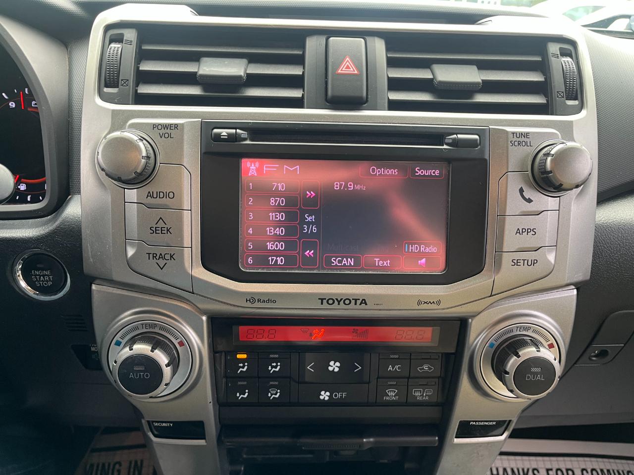 Toyota 4Runner 4WD 4dr V6 Limited (Natl) 2013