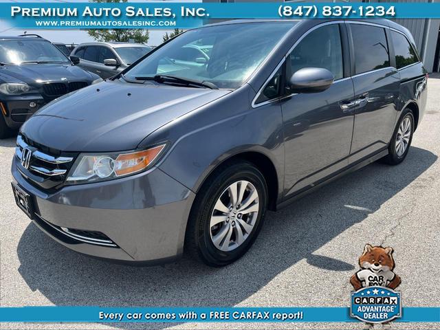 Gray 2017 Honda Odyssey Minivan Front-Wheel Drive Automatic