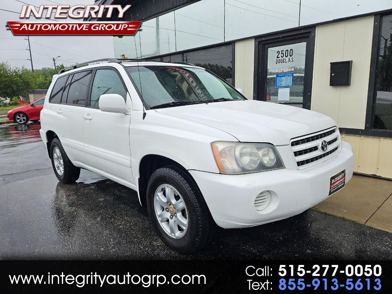 Toyota Highlander 4dr 4-Cyl 4WD (Natl) 2003