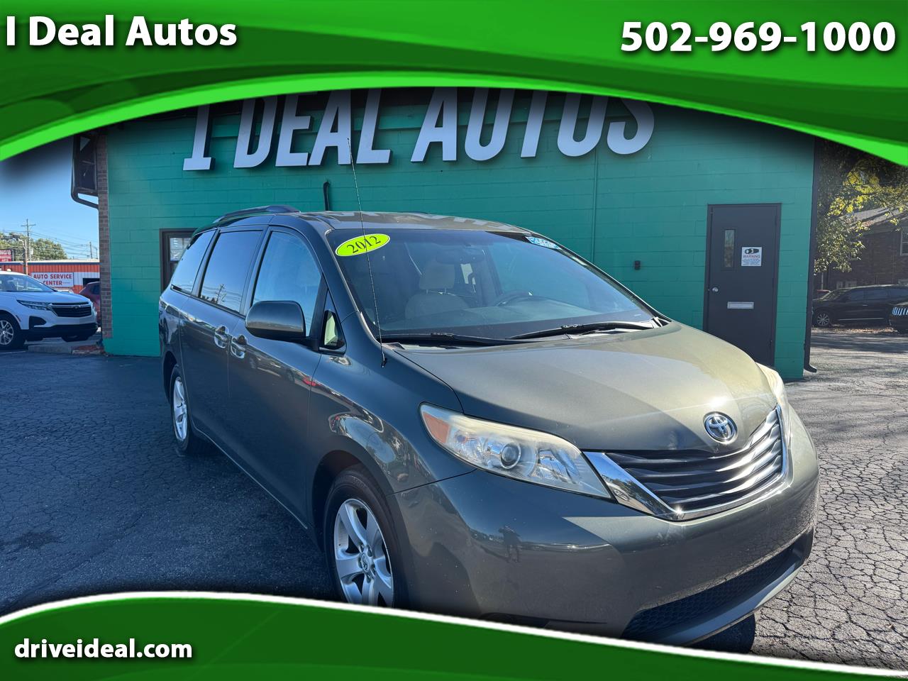2012 Toyota Sienna 5dr 7-Pass Van V6 LE AAS FWD (Natl)