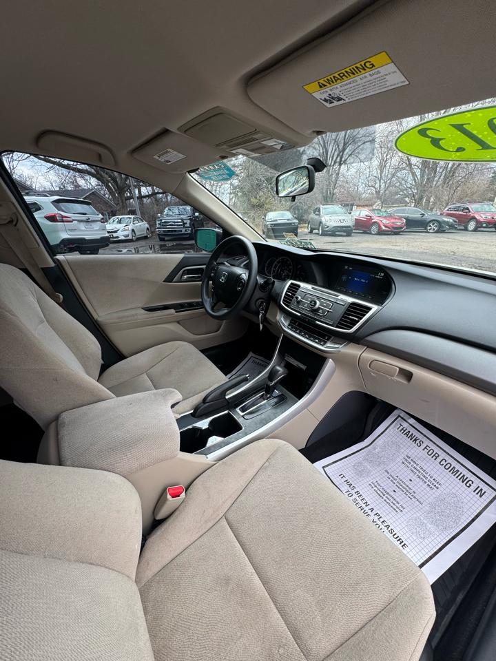 Honda Accord Sdn 4dr I4 CVT LX 2013