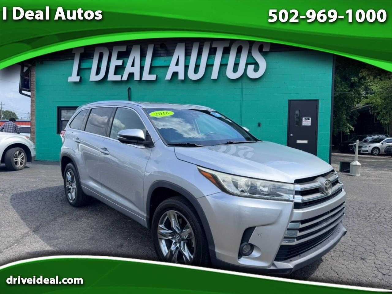 Toyota Highlander Limited V6 FWD (Natl) 2018