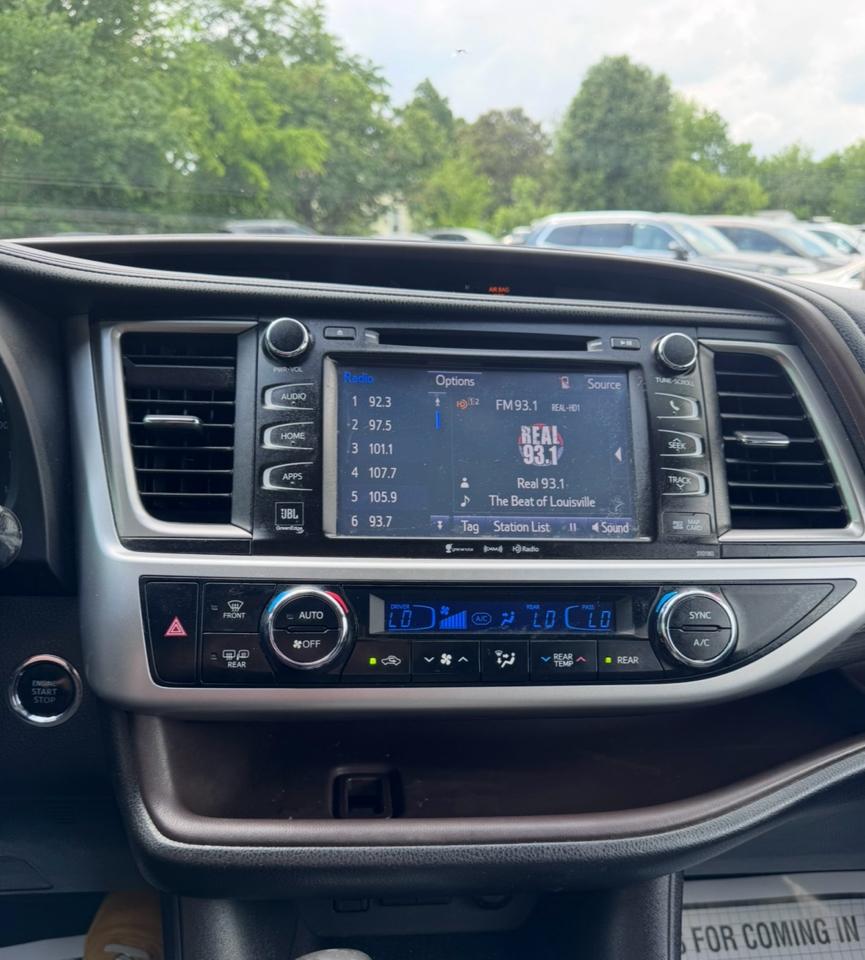 Toyota Highlander Limited V6 FWD (Natl) 2018