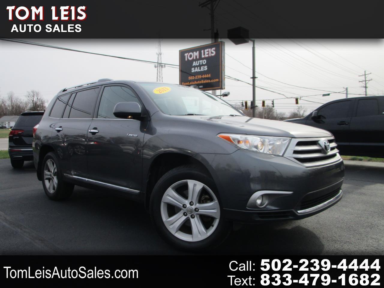 Toyota Highlander 4WD 4dr V6 Limited (Natl) 2013