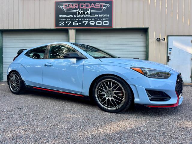 Blue 2020 Hyundai Veloster N Coupe Front-Wheel Drive 6-Speed Manual