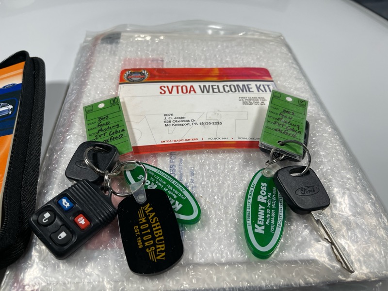 Ford Mustang SVT Cobra Coupe 2003