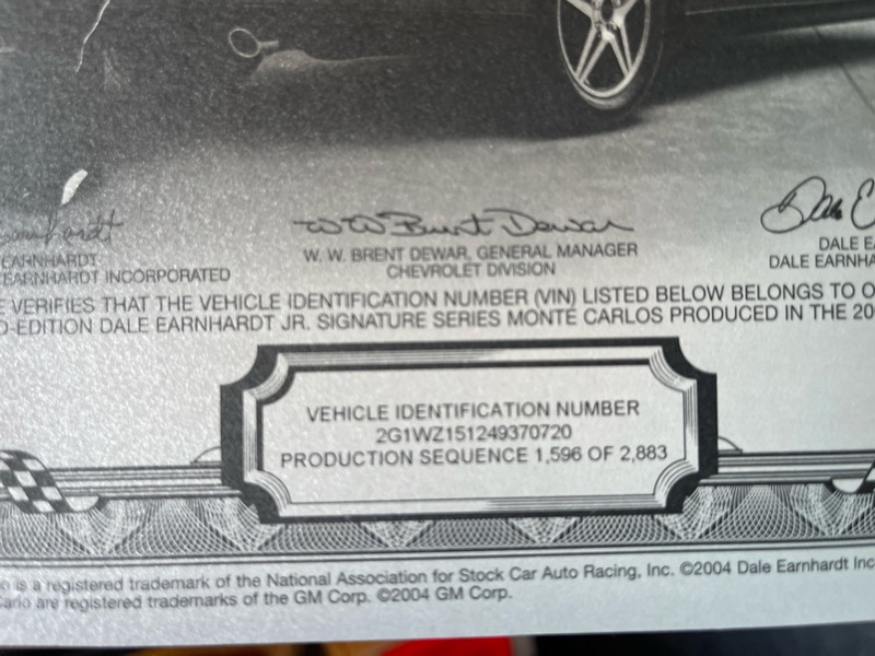 Chevrolet Monte Carlo Supercharged SS 2004