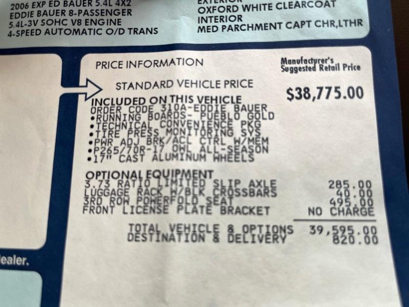 Ford Expedition Eddie Bauer 2WD 2006