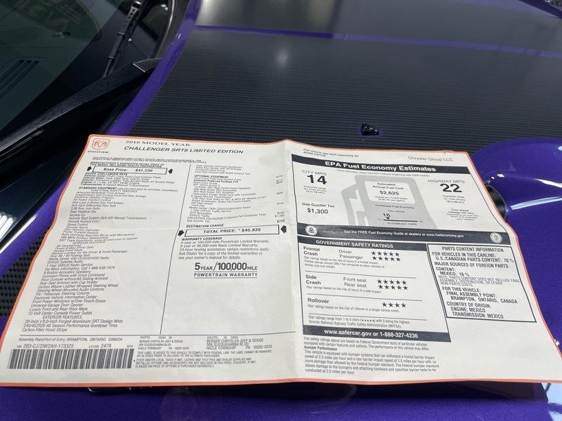 Dodge Challenger SRT8 2010