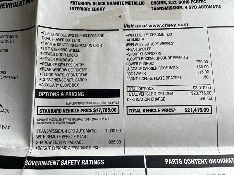 Chevrolet HHR LT1 2008