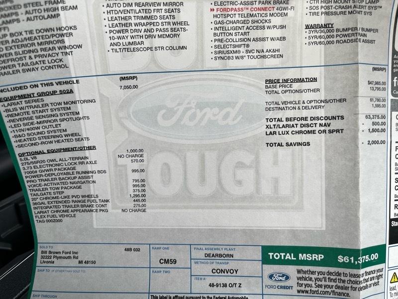 Ford F-150 Lariat SuperCrew 5.5-ft. Bed 4WD 2019