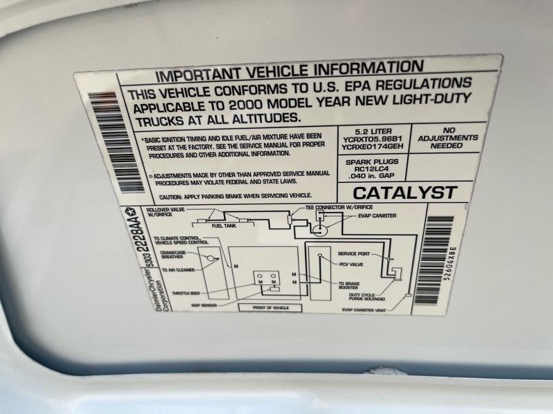 Dodge Ram Van 1500 127" WB Conversion 2000