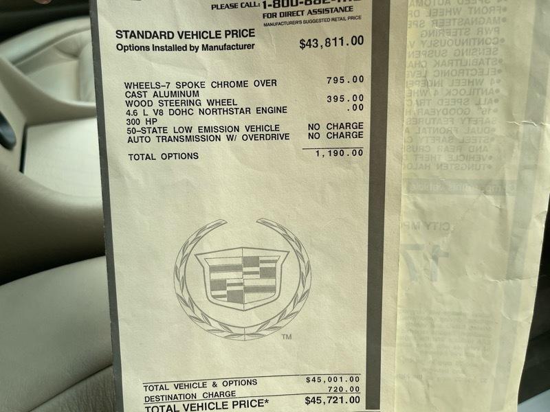 Cadillac Eldorado ETC 2001
