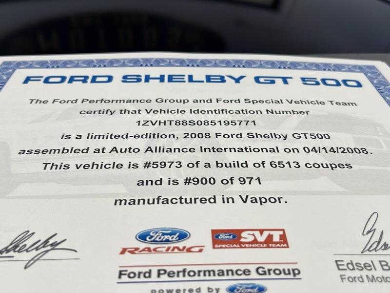 Ford Shelby GT500 Coupe 2008