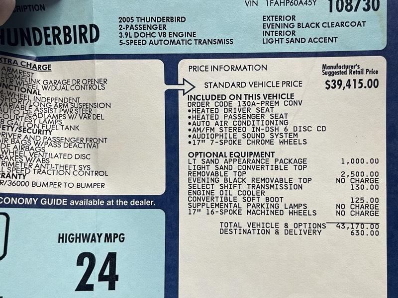 Ford Thunderbird photo 48
