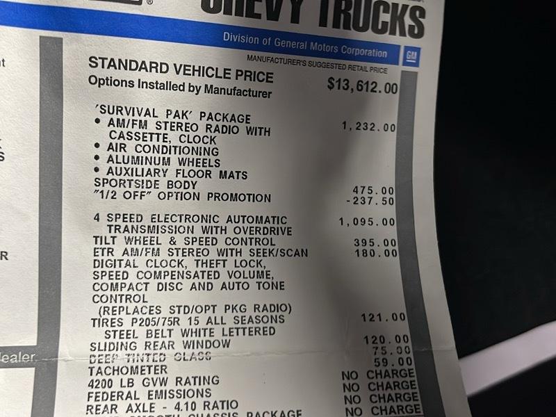 Chevrolet S10 Pickup LS Short Bed 2WD 2000