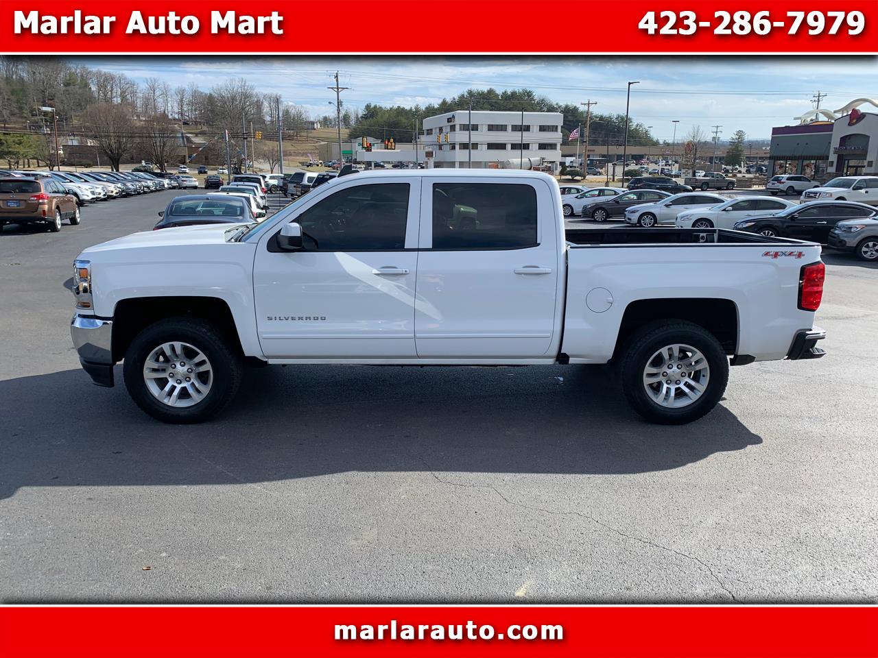 Used 2017 Chevrolet Silverado 1500 LT Crew Cab 4WD for Sale in Oneida TN 37841 Marlar Auto Mart