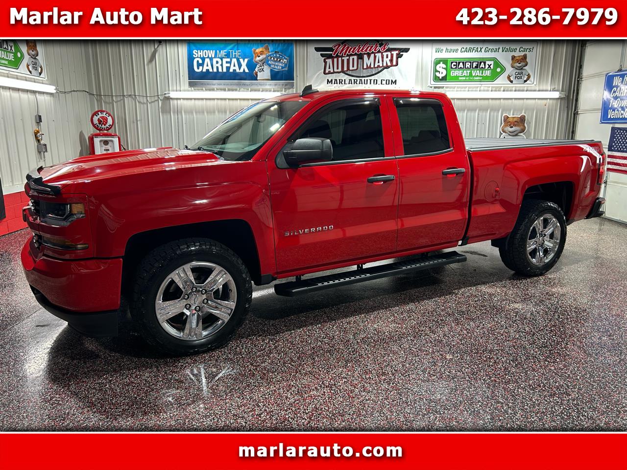2018 Chevrolet Silverado 1500 4WD Double Cab 143.5" Custom
