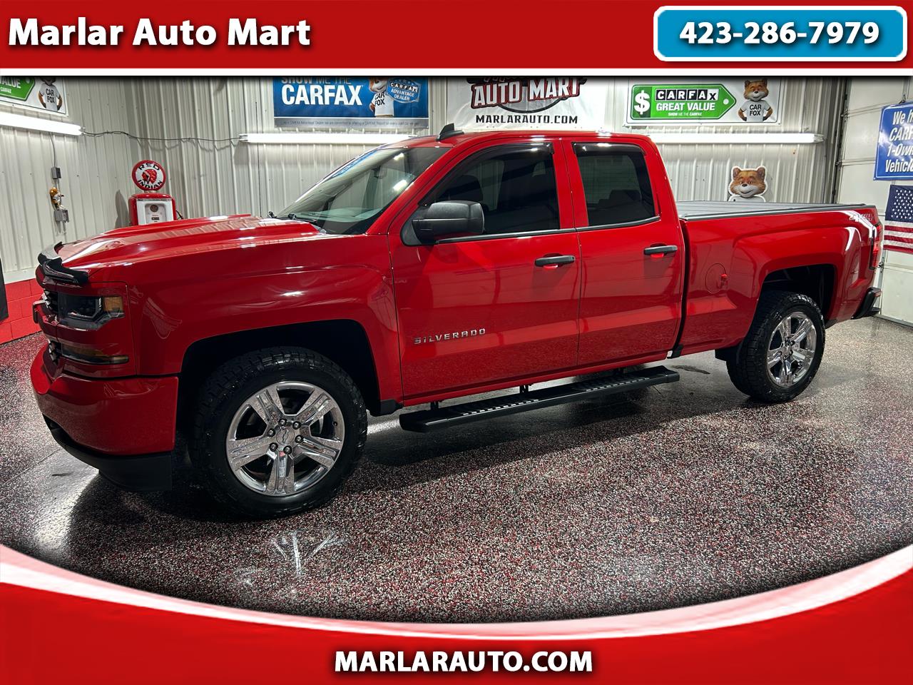 2018 Chevrolet Silverado 1500 4WD Double Cab 143.5" Custom