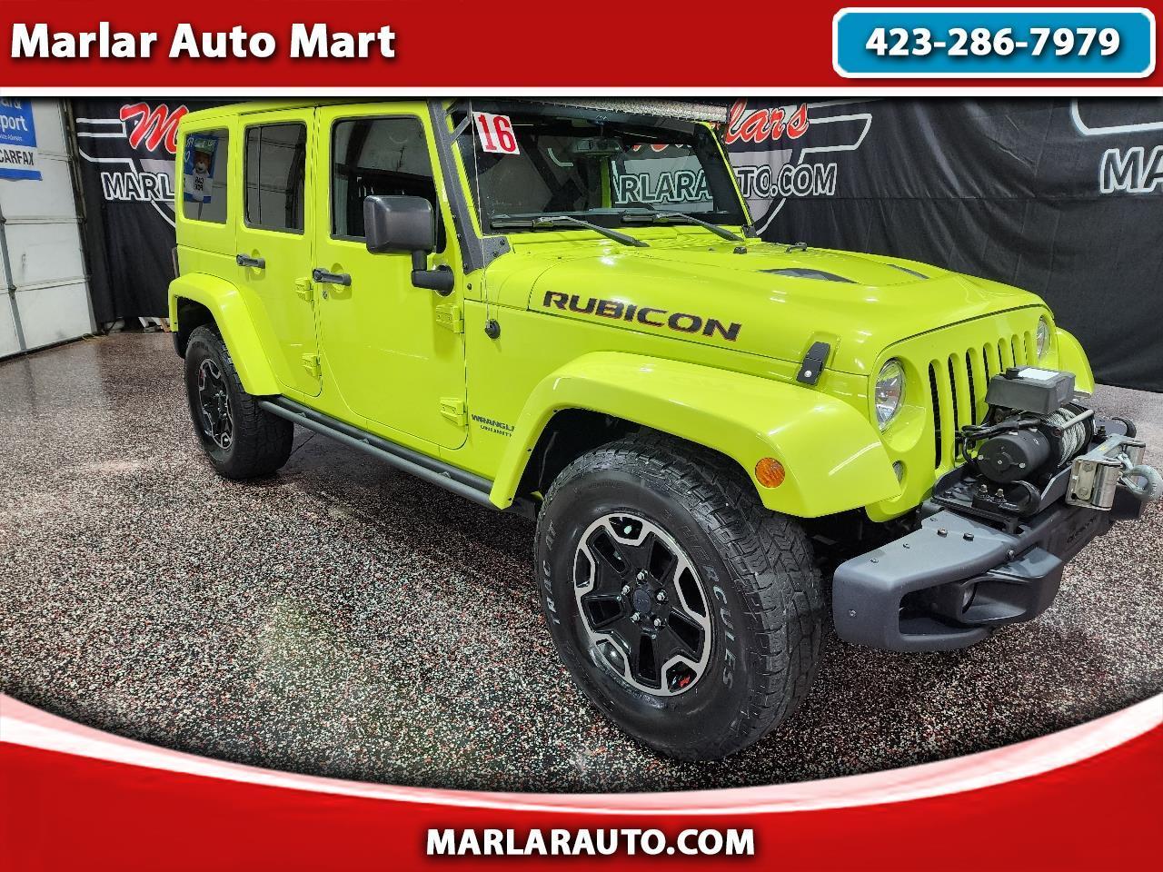 2016 Jeep Wrangler Unlimited 4WD 4dr Rubicon Hard Rock