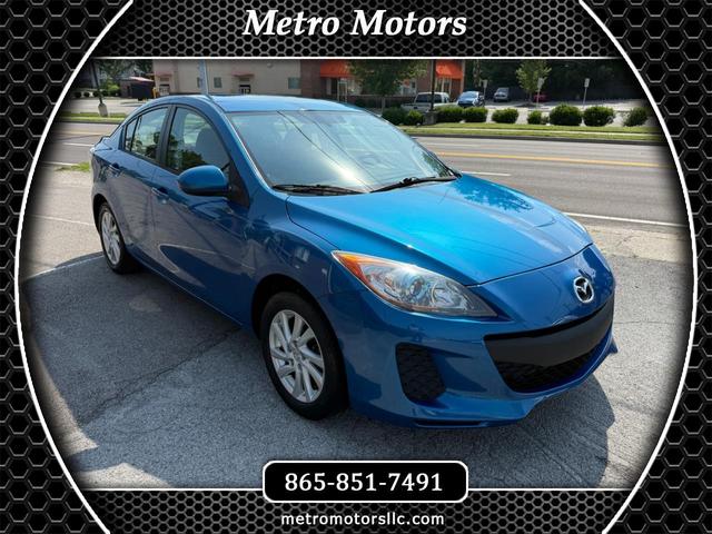 Blue 2012 Mazda MAZDA3 Sedan Front-Wheel Drive Automatic
