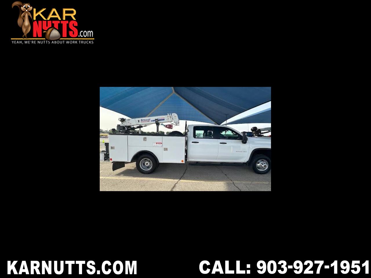 2023 Chevrolet Silverado 3500HD service truck w/crane