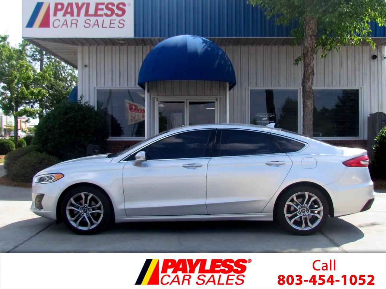Used 2019 Ford Fusion SEL FWD for Sale in Columbia SC 29229 Payless Car