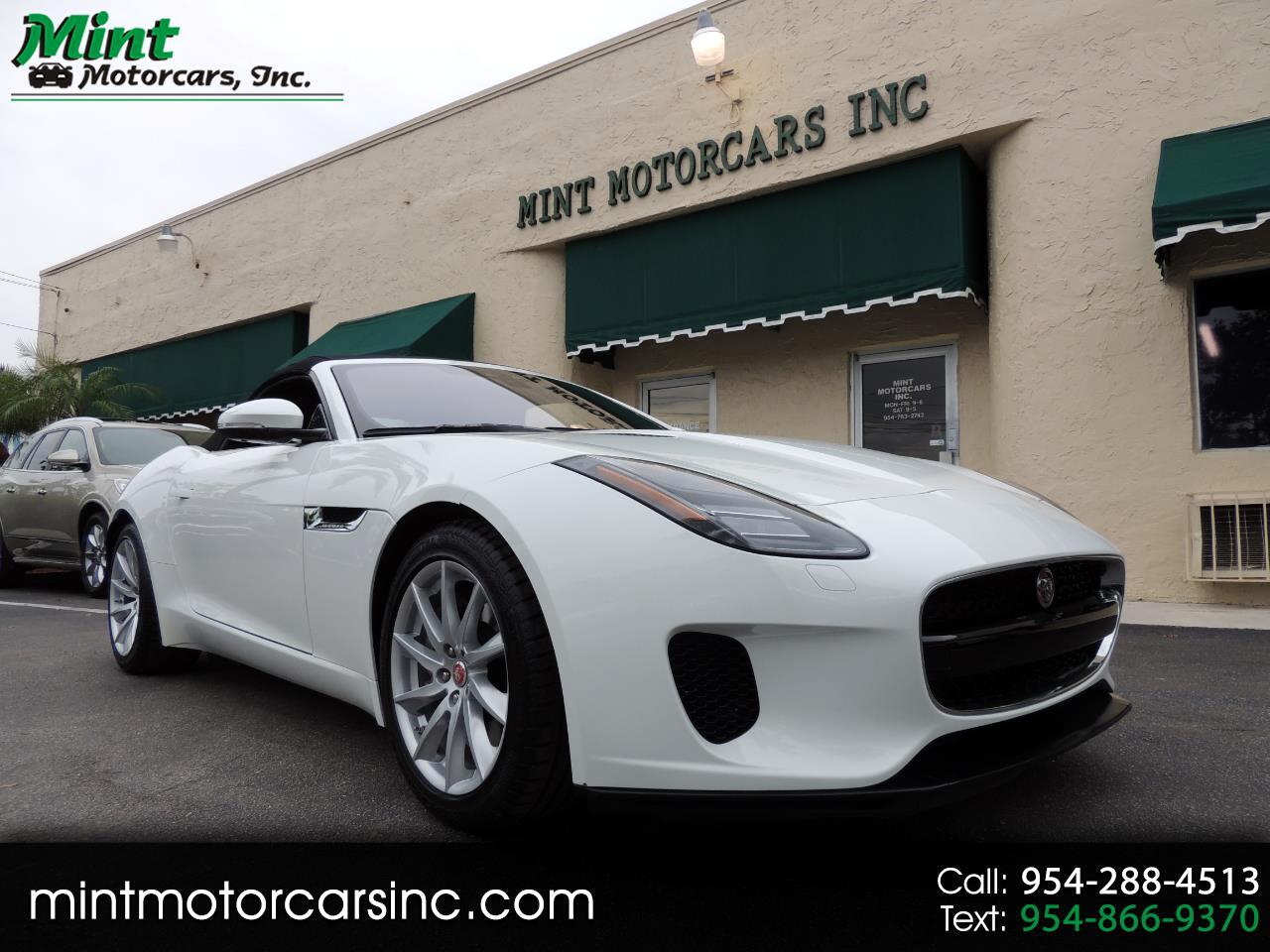 Used 2019 Jaguar F Type Convertible For Sale In Ft Lauderdale Fl