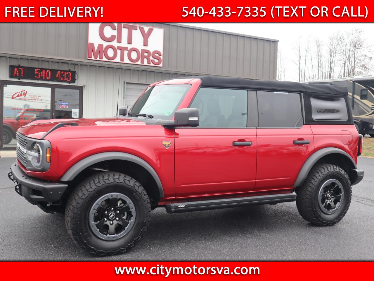 2021 Ford Bronco Badlands 4 Door Advanced 4x4