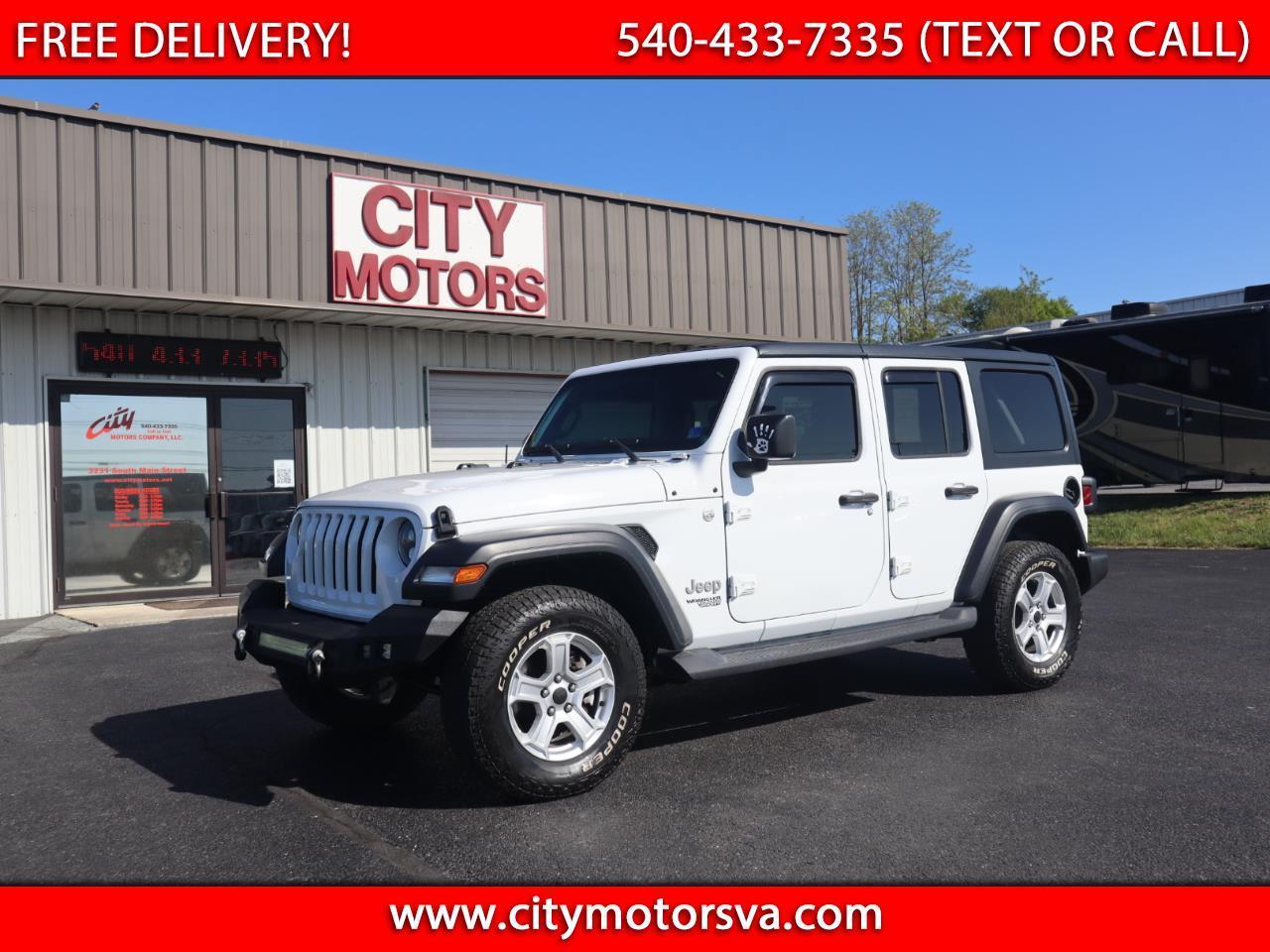 2018 Jeep Wrangler Unlimited Sport S 4x4