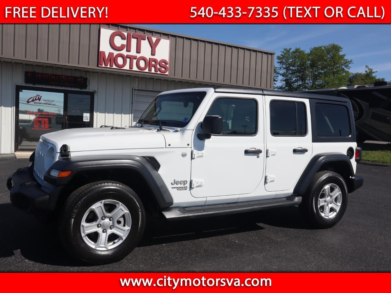 2018 Jeep Wrangler Unlimited Sport S 4x4