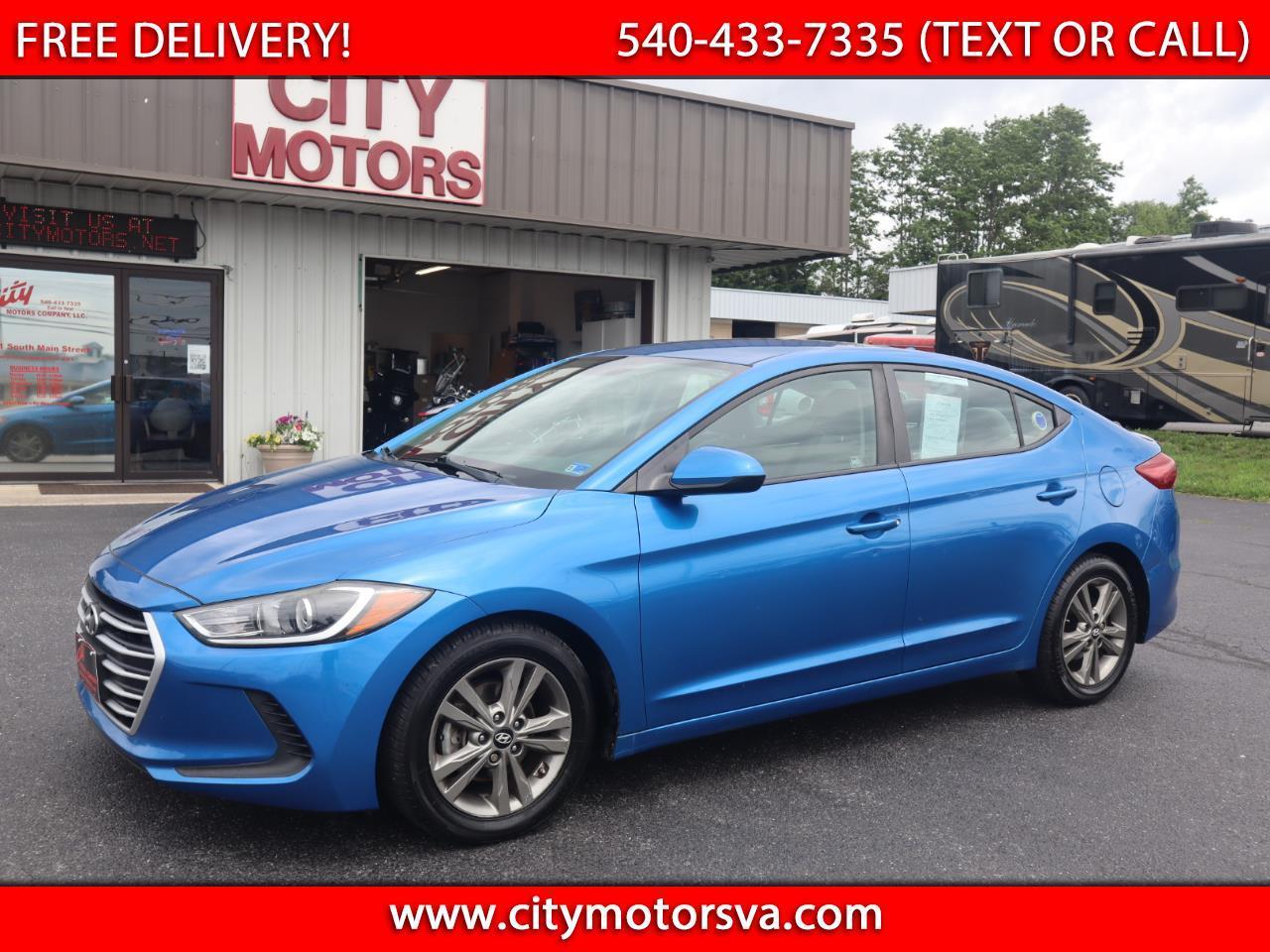 2018 Hyundai Elantra SEL 2.0L Auto