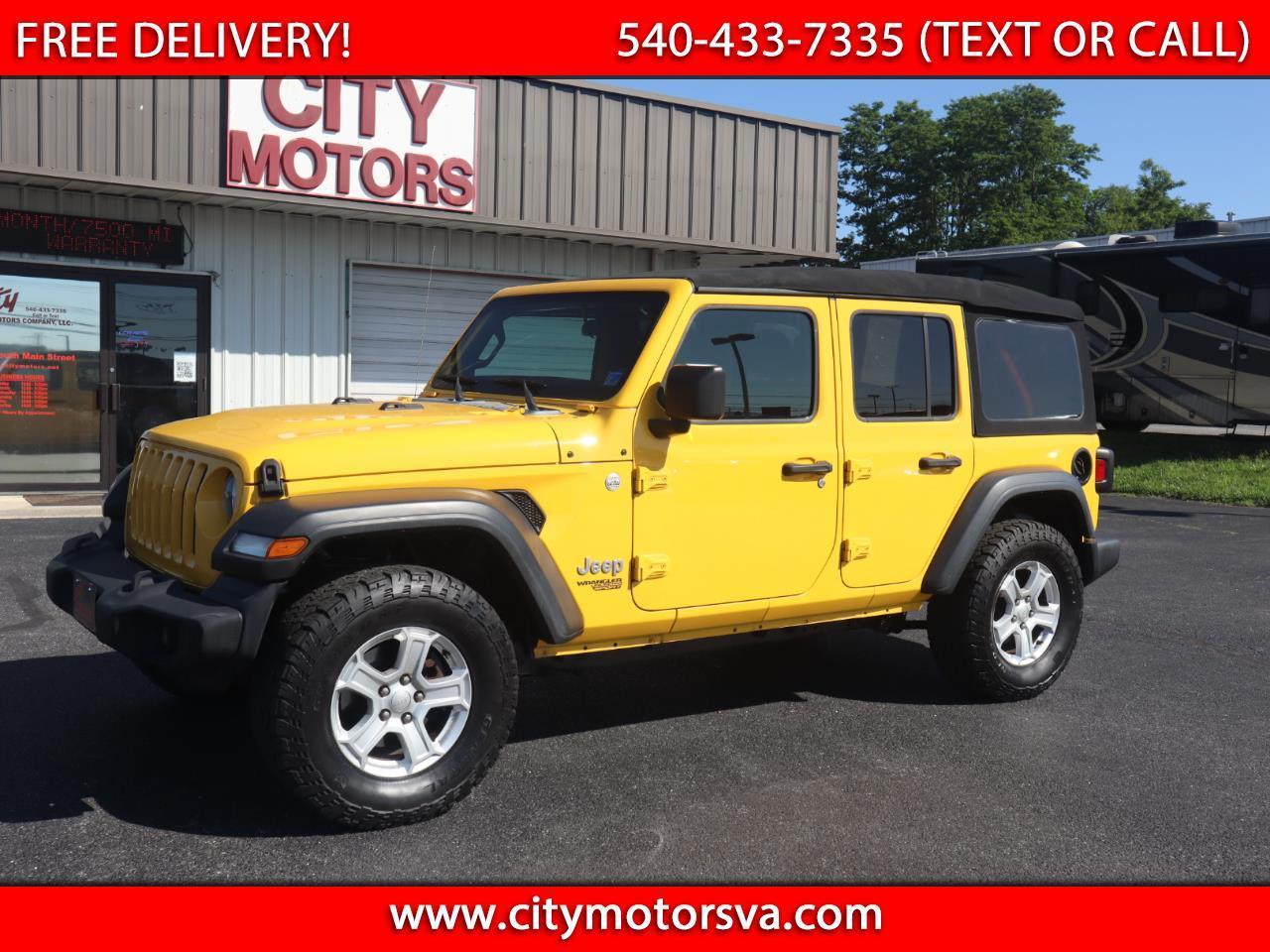 2020 Jeep Wrangler Unlimited Sport S 4x4