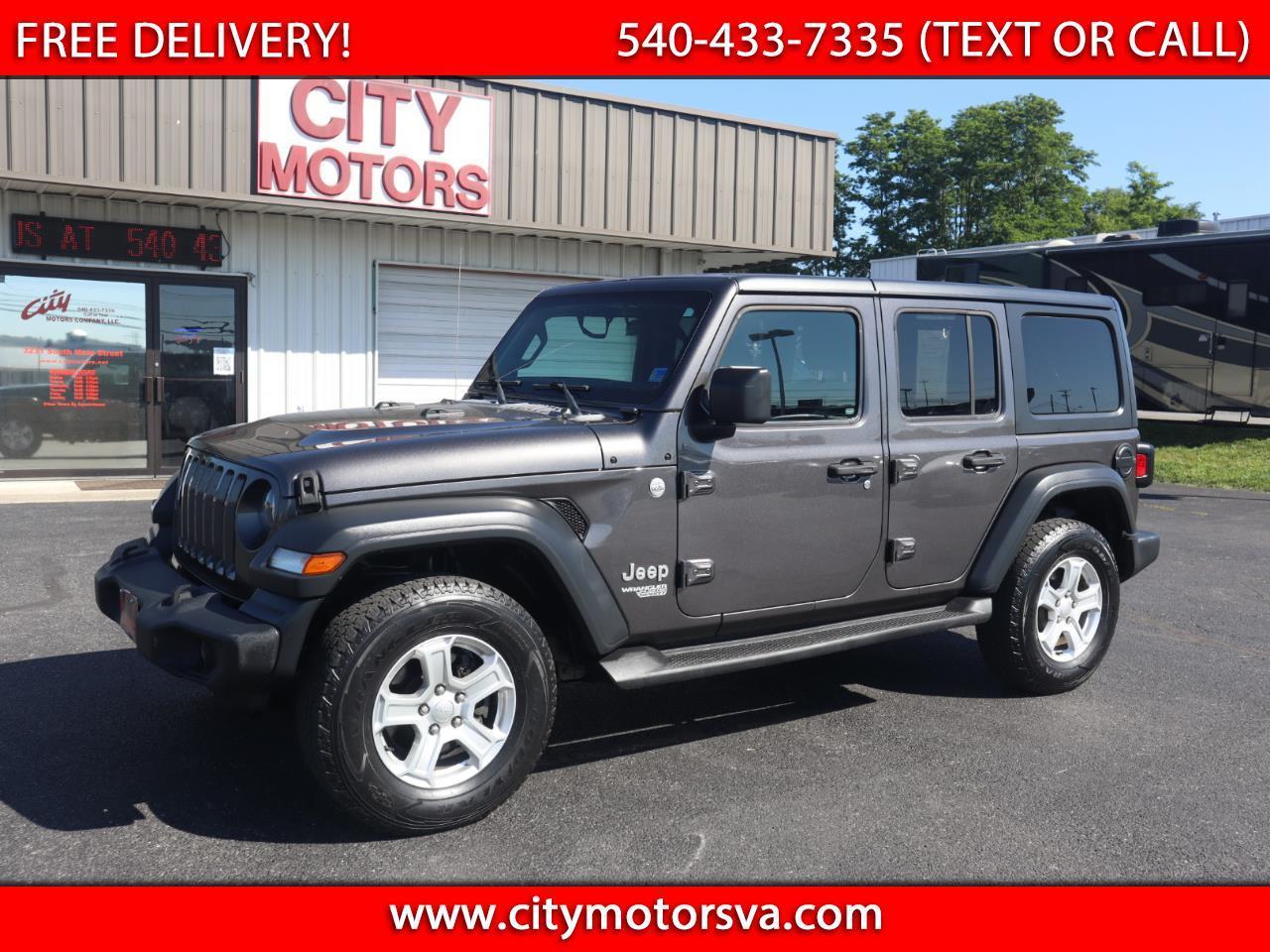 2019 Jeep Wrangler Unlimited Sport S 4x4