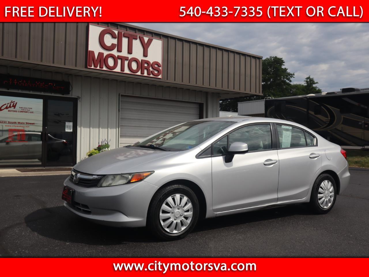 2012 Honda Civic Sdn 4dr Auto LX