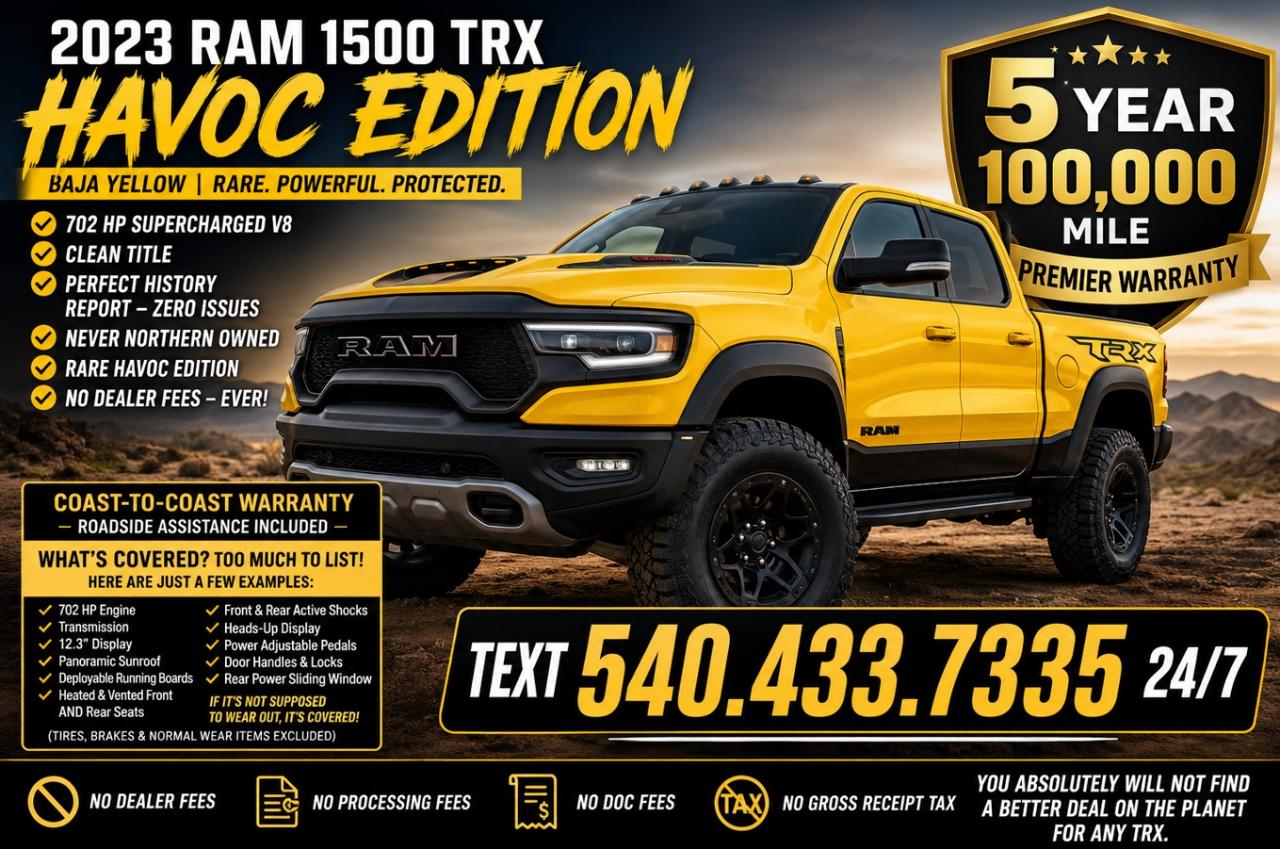 RAM 1500 TRX 4x4 Crew Cab 5'7" Box 2023