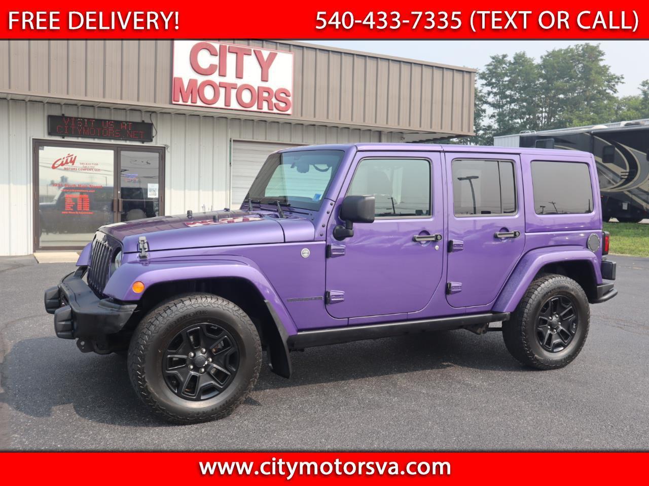 2016 Jeep Wrangler Unlimited 4WD 4dr Backcountry *Ltd Avail*