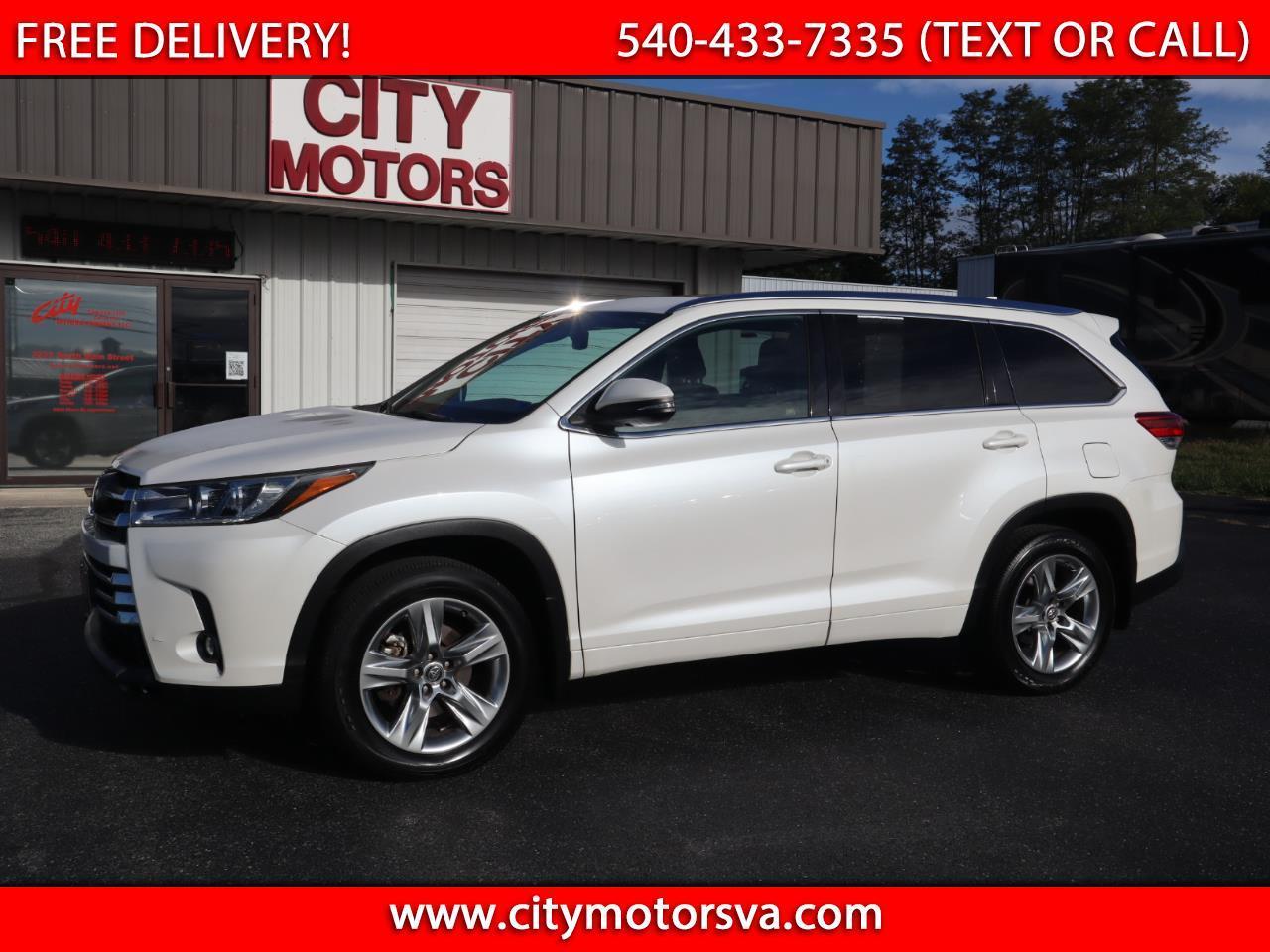 2019 Toyota Highlander Limited V6 AWD (Natl)