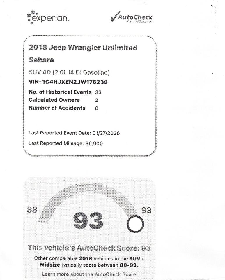 Jeep Wrangler Unlimited Sahara 2018