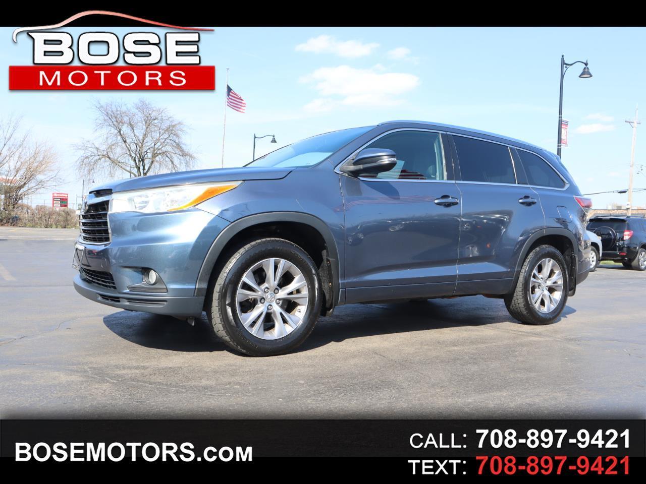 Toyota Highlander XLE AWD V6 2015