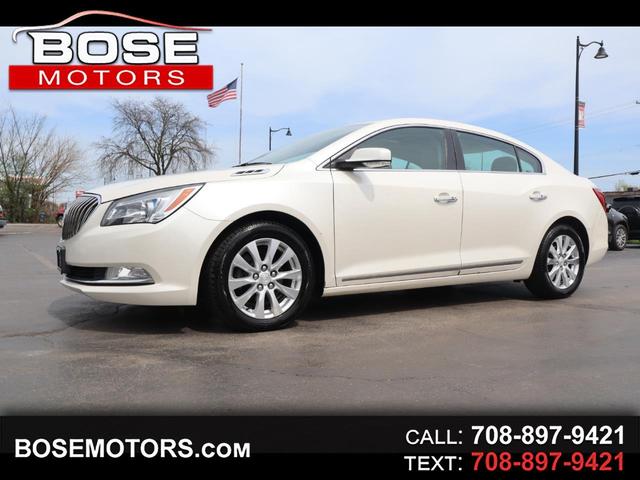 White 2014 Buick LaCrosse Leather FWD Sedan Front-Wheel Drive Automatic