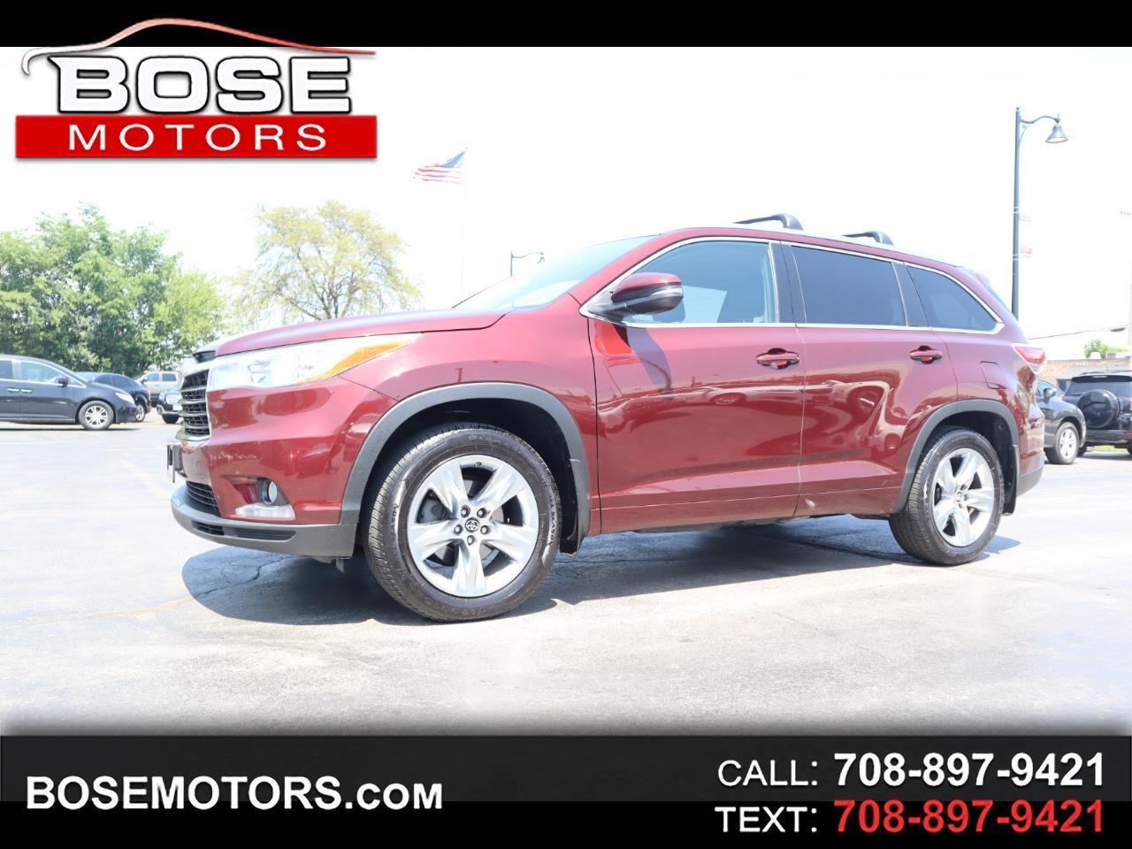 Toyota Highlander Limited AWD V6 2016