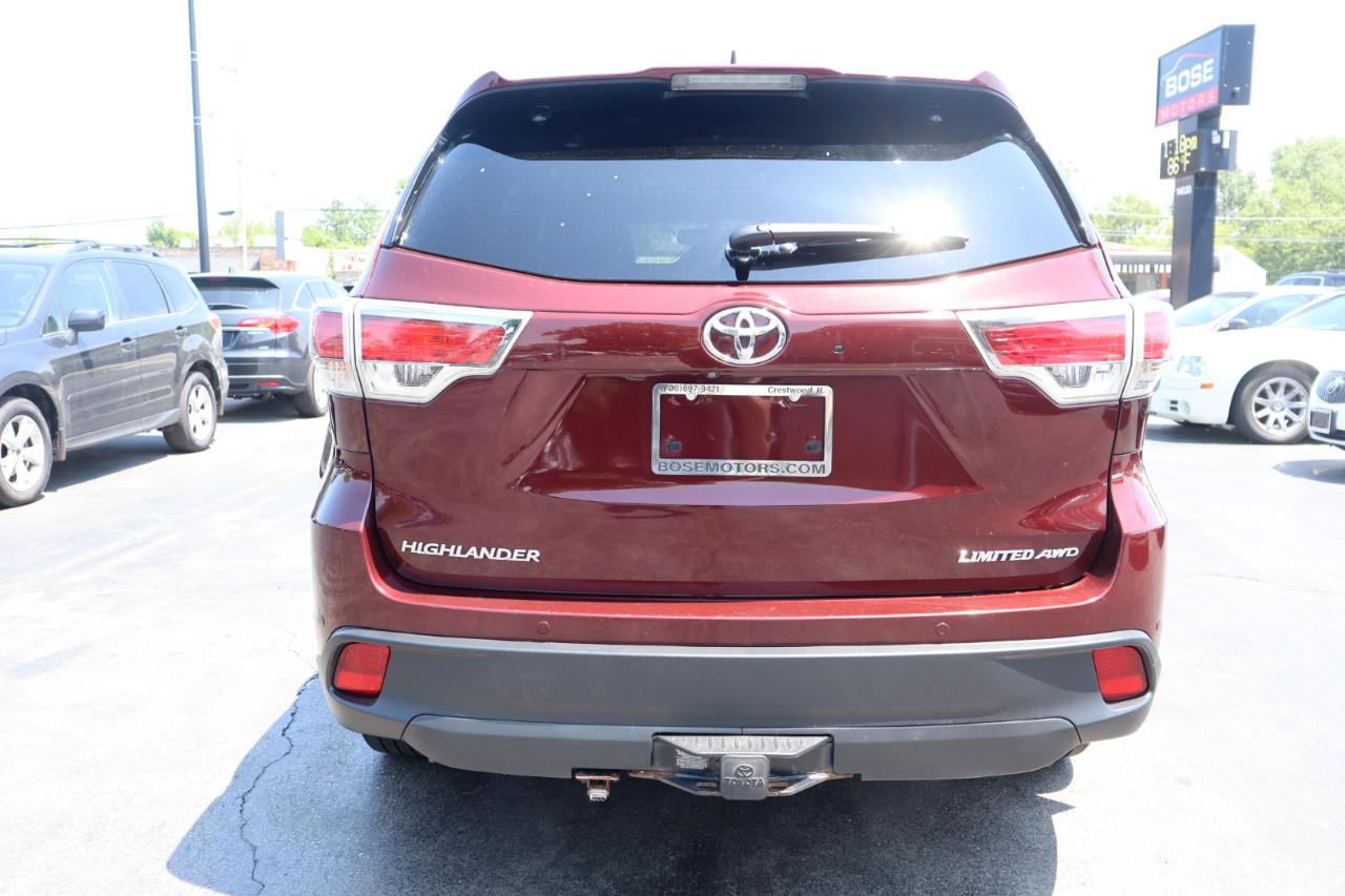 Toyota Highlander Limited AWD V6 2016