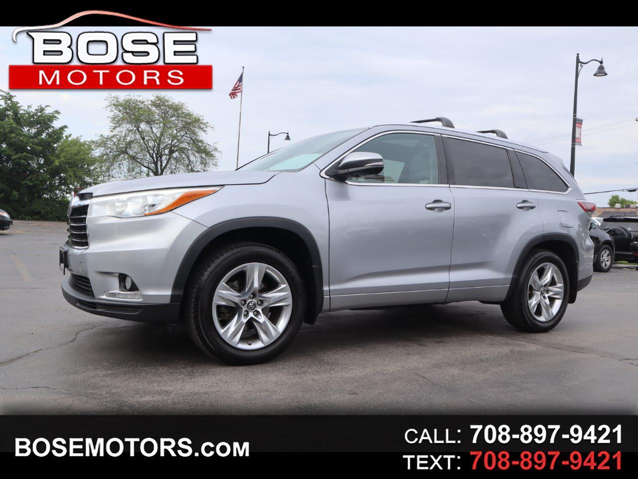 Toyota Highlander Limited AWD V6 2016