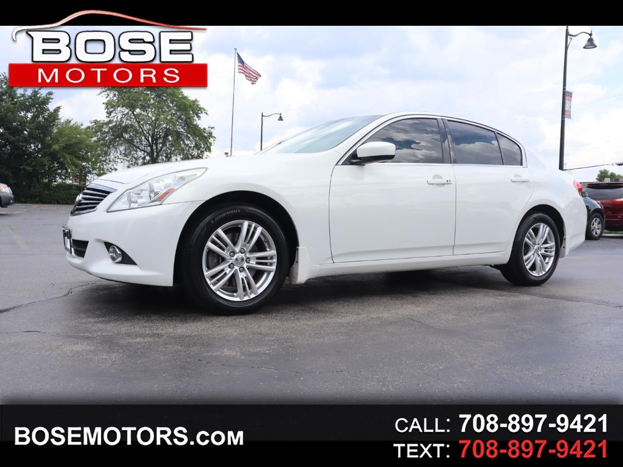Infiniti G Sedan G25x AWD 2011